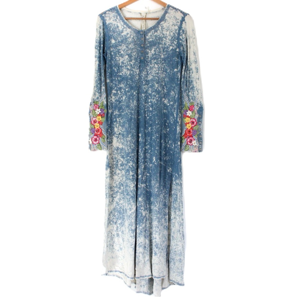 Aratta Silent Journey Bohemian Embroidered Dress